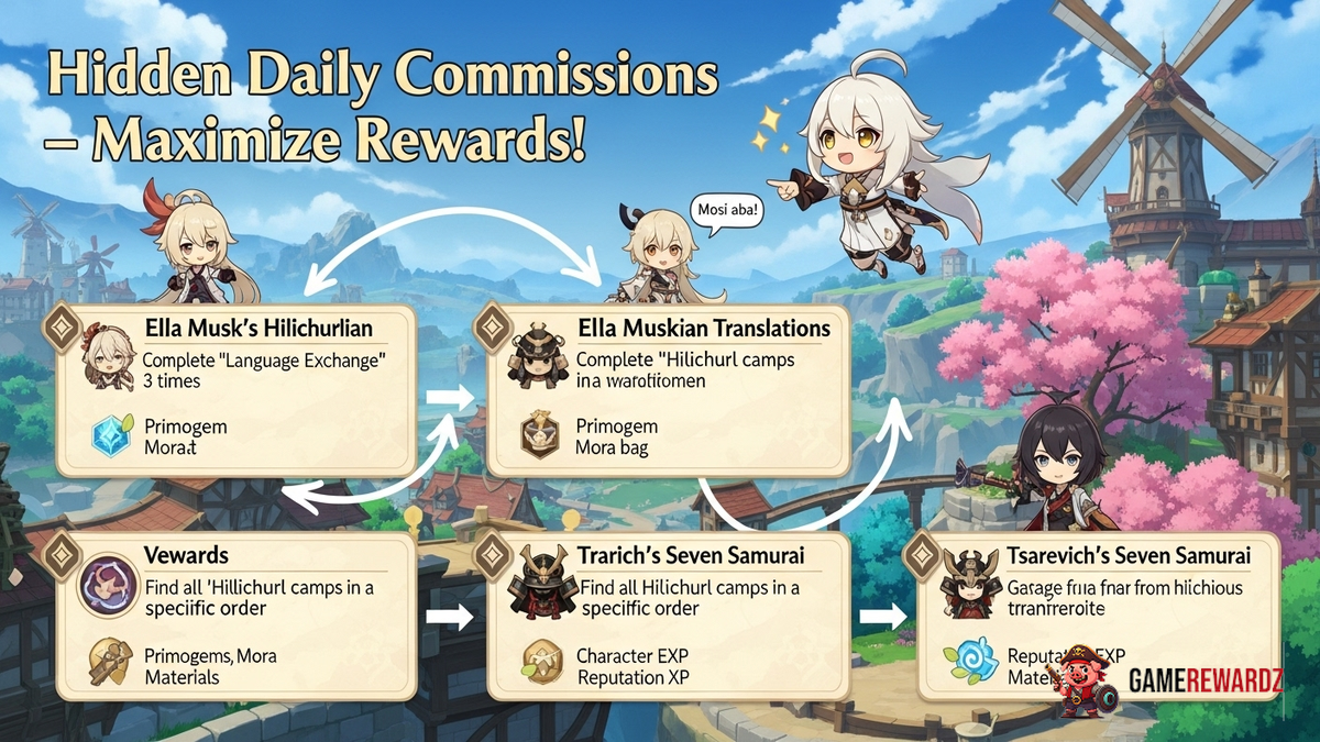 Genshin Impact's Hidden Daily Commissions – Maximize Rewards!